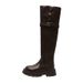 Platform Over-the-Knee For Women 2025 Autumn Winter New Style Two-Way Versatile Soft Leather Chunky Heel Riding Long_vogvips.com