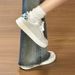 Casual Bread For Women 2025 Spring New Thick-Soled Hot-Selling Sports Sneakers Flat Versatile Niche White Shoes_vogvips.com