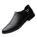 Men's Head Layer Foot Cover Single Shoes Loafers Men's Shallow Mouth Casual Single Shoes Lazy Shoes_vogvips.com