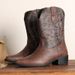 Western cowboy boots Fashion ethnic style embroidered knight boots_vogvips.com