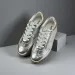 okimoz New Running Metallic Silver Retro German Training Shoes Lightweight Glossy Casual Sneakers For Women Sneakers_vogvips.com