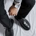 Euro Step Brogue Black Fashion Casual Leather Business Formal Men's Four Seasons 2025 New Trendy Shoes_vogvips.com