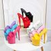 Women's Fashion High Heels - 17cm & 20cm Platform Stiletto Pumps, PU Leather Pointed Toe Sandals, Elegant & Sexy For Parties & Evening Wear_vogvips.com