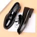 Leather For Autumn Business Dress, Oversized Casual Soft Soled Black Men's Wedding And Groom's Shoes_vogvips.com