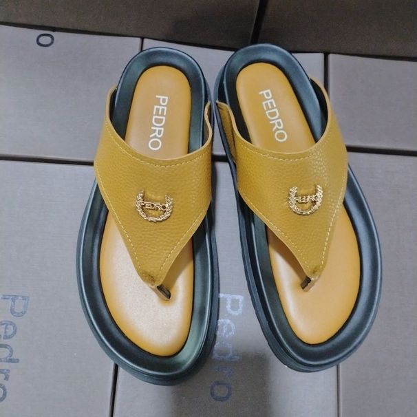2025 Summer Men's New Fashion European And American Style Soft Thick Sole Height-Increasing Fashionable Top Quality Non-Slip Flat_vogvips.com