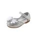 Girls Princess Square Mouth Rhinestone Bow Mesh Single Shoe Shoes Show Dance Shoes_vogvips.com