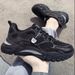 Men's Chunky Dad Sneakers - Breathable Platform Shoes For Casual & Sports, Spring/Autumn Height-Increasing Fashion Shoes_vogvips.com