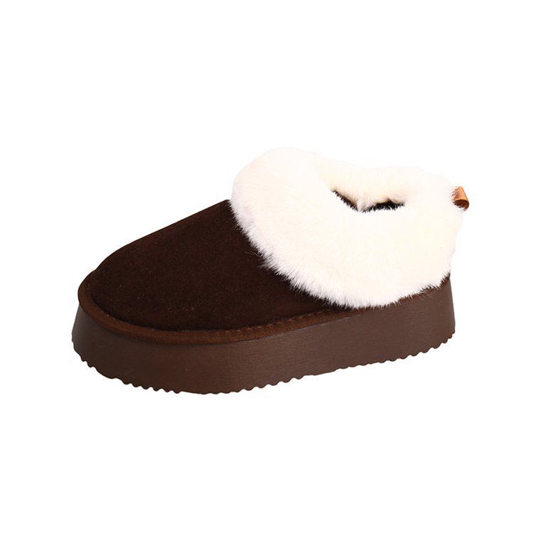 Snow Boots For Women In Winter 2025, New Warm And Plush Thick Fur Shoes, Cotton Shoes_vogvips.com