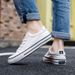 Cuishenhao Canvas For Men Autumn New Korean Style Student Casual Sneakers Cloth Shoes Ins Harajuku S_vogvips.com