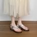 Genuine Leather Version! French Niche Women's Sandals For Summer 2025 New Fairy Style Thick-Soled Toe-Ring Roman Shoes_vogvips.com