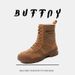 Combat Training Boots Height Increase Breathable Martin Boots Fur Hiking Shoes Wear-resistant Outdoor Boots_vogvips.com