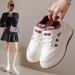 sponge Cake Thick-soled Little White Shoes For Women, Small Height Increase, Round Head, Fashionable Versatile Casual Board Shoes_vogvips.com