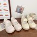Highly Stylish Women's Sneakers With Velcro And Hollow Design, 2026 Spring/summer New Chic Niche Korean Version Low-top_vogvips.com