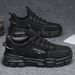 Men's Waterproof Slip-Resistant Work Shoes - Breathable Casual Sneakers For Construction & Outdoor Activities (Black/Tan)_vogvips.com