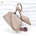 Women’s Shoes women's pointed shoes and bags with large rhinestones, ankle buckle chains, pointed red wine glass heels, suitable for wedding banquets_vogvips.com
