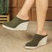 new Spring Autumn Pointed-toe Wedge-heeled Thick-soled High-heeled Mules For Women, With Open Back And_vogvips.com