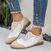 SHLIANG Shoes Female Lace Up Women's Pumps Spring Autumn Round Toe Mixed Colors Outdoor Casual Low Heel Large Size Shoes For Women Y0314_vogvips.com
