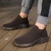 2025 New Large Barefoot Zhongbang Socks, Wide Edition Flyknit Sports Shoes, Men's Set Feet, Mesh Shoes_vogvips.com