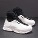 European Warm Series Casual Leather Shoes For Men, Sports Martin Boots, Outdoor Height-increasing Trendy Platform Shoes, Winter High-top_vogvips.com