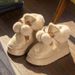 Women's Fashion Winter Boots With Bowknot Detail, Mid-Cuff Fleece Lining, Thick Sole For Height Boost, Non-Slip & Warm Snow Boots_vogvips.com