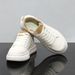 Men's Summer White Platform Sneakers Versatile Lightweight Breathable Soft Soled Casual Trendy X10_vogvips.com