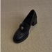Cowhide Loafers Women's Thick Heel Platform Lazy Small Leather Shoes One Pedal High Heel Single Shoes_vogvips.com