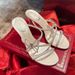 RC Rhinestone 2025 Spring New Slim Heeled Fairy Style Open Toe Sandals For Women With Bow Cross Strap High Heels_vogvips.com