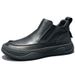 Top Cowhide Boots Help Martin Boots Fleece Chelsea Boots Platform Sleeve Casual Leather Shoes_vogvips.com