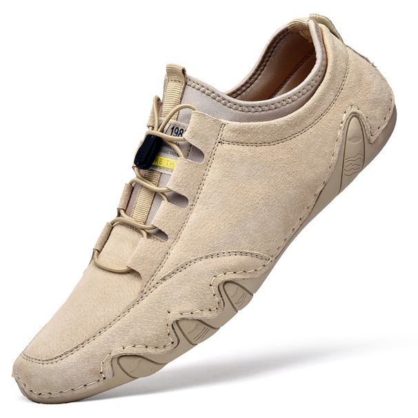 Autumn Men's Shoes Men's Casual Leather Shoes Octopus Leather Korean Version Of Sports Trendy Shoes_vogvips.com