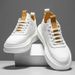 Spring New Men's Breathable Trend Versatile Board With Elevated Thick Sole Casual Sports Little White Shoes For Men_vogvips.com