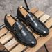 Large Size Busins Men, British Fashion Loafers For Formal Wear, Breathable Lazy Sho, Office Profsional Leather_vogvips.com