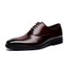 Euro Step Top Layer Cowhide Genuine British Style Business Handmade Formal Men's Leather Shoes Breathable_vogvips.com