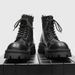 Paris Platform Derby Martin Boots Men's British Style Big Head Heightening Locomotive Boots Leather Hiking Boots High Top Shoes_vogvips.com