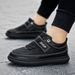 Autumn New Children's Microfiber Leather Sneakers Velcro Flat Casual Board Shoes_vogvips.com