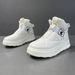 Men's High Casual Top Layer Cowhide Thick Soled Board Men's Trendy Shoes, Autumn And Winter Bread Single Shoes_vogvips.com