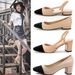 Baotou Sandals For Women Thick Heel Versatile Flat High Heels Simple Design Suitable For Students And Everyday Wear_vogvips.com