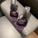 MTX New Sexy Open-Toe Rhinestone Bow High Heel Two-Way Half Slippers One-Strap Sandals For Women Size 42 Purple_vogvips.com