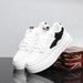 Men's Casual Sneakers Genuine Leather Platform Sports Shoes Hidden Heel Lift Versatile Spring Autumn White Couple's Height Increasing_vogvips.com
