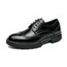 Euro Step Large 38-46 Size 2025 Spring Autumn Men's Brogue Business Formal Leather Shoes_vogvips.com