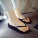 Non-Slip Flip Flops for Couples Thin Straps Summer Fashion Flat Sandals Thick Soled Beach Shoes for Men And Women_vogvips.com