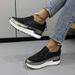 2025 New Plus Size Single Shoes, Versatile, Pointed And Internally Raised, Black Glossy Women's Shoes 43_vogvips.com