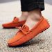 Men’s Shoes Summer Hot Selling Frosted Genuine Leatherr Hot Breathable Slip On Large Size Men's Casual All Match Loafers_vogvips.com