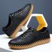 Soft Genuine Leather Cowhide Casual Spring Autumn Summer Comfortable Dad Cow Muscle Sole Men's Shoes_vogvips.com