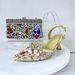 Women's Shoes Pointed Toe Closed Toe Crystal Sandals, New Style, Full Rhinestone Wedding Shoes, Rhinestone Single Shoes, High Heels_vogvips.com