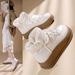 High-top Snow Boots Winter Fleece Lined Thickened 202 New Style Outdoor Warm Non-slip Short Cotton Shoes For Women_vogvips.com
