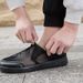 Summer Foreign Trade Large Size Hollow Casual Men, Men's Shoes, Cross-border Slip-on Driving Shoes For Men_vogvips.com