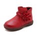 Children's Fall And Winter Girls' Plus Veet Soft Bottom Baby Boots_vogvips.com