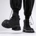 European Warm Series Martin Autumn Winter High-top Motorcycle Leather Outdoor Work Men's Yellow Boots_vogvips.com
