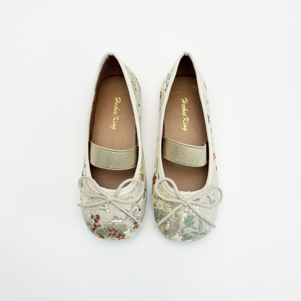 Kids' Shoes New Style Girls Cloth Shoes Chinese Style Embroidered Shoes Ancient Style National Tide With Cheongsam Children's Performance Shoes Girls_vogvips.com