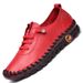 Platform Loafers Women's Casual Shoes 2024 New Summer Leather Flats Comfortable Slip On Mom Shoe Plus Size Oxfords Mujer Zapatos_vogvips.com
